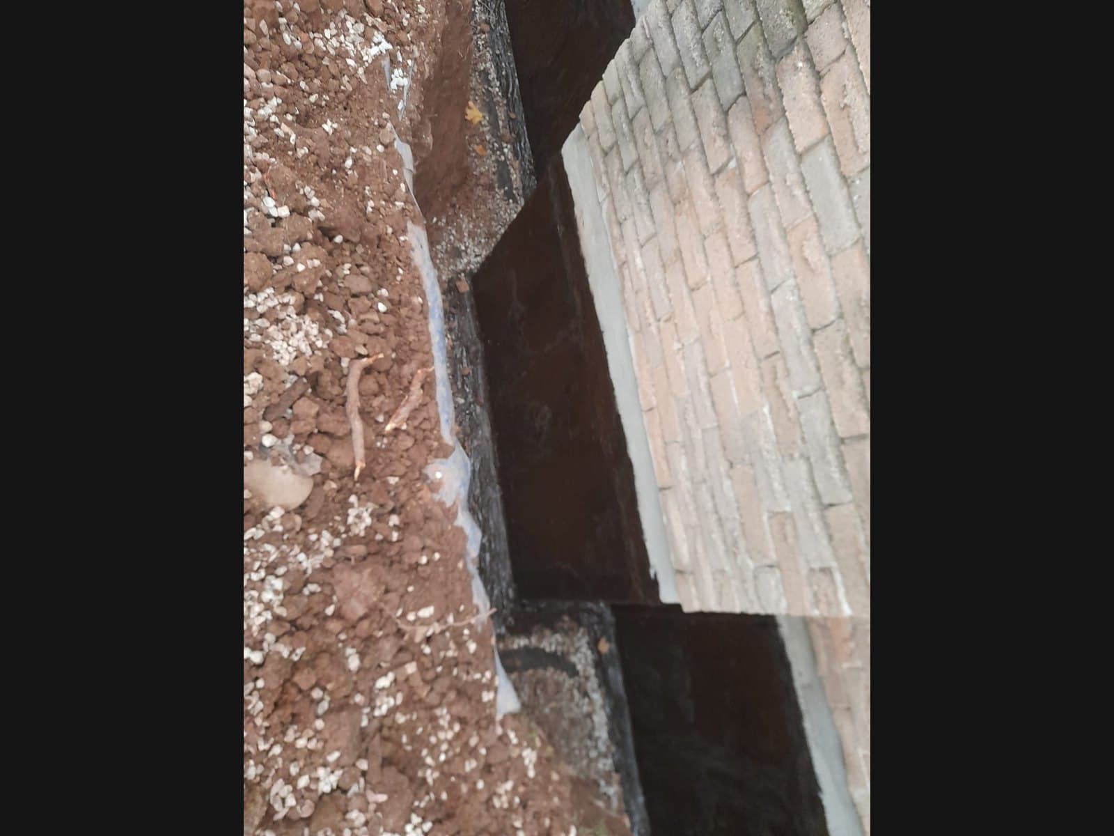 Foundation excavation on a Hawkestone Lake Simcoe lot