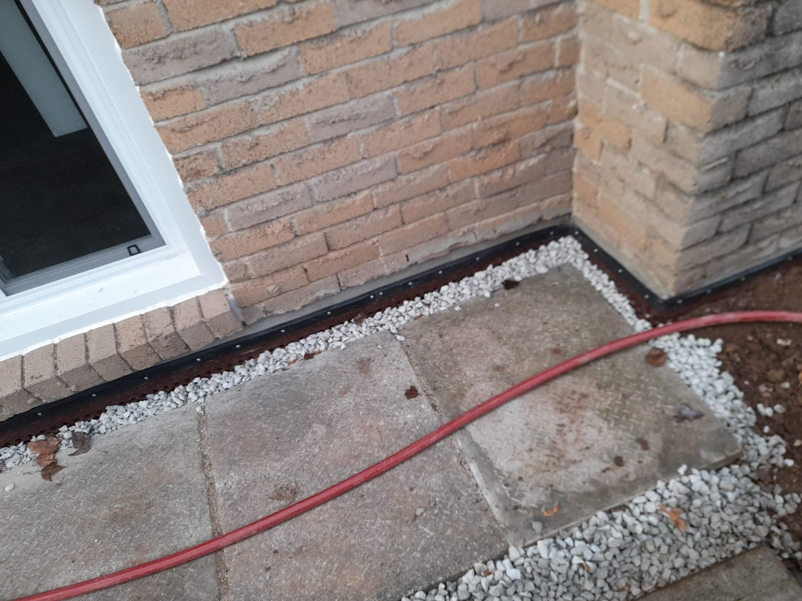 Sump area during waterproofing near Atherley